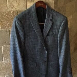 Ralph Lauren sport coat 38 short slim fit Wool Silk Linen blend
